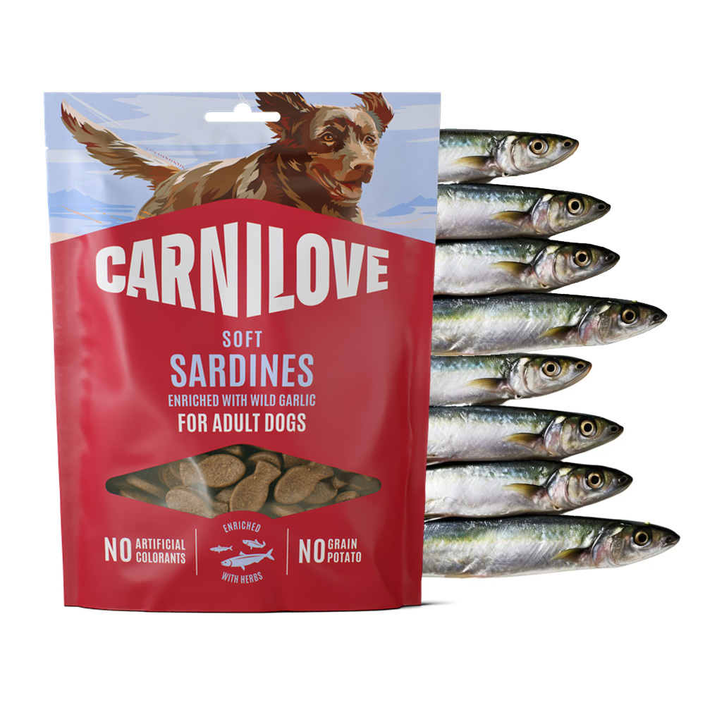 Carnilove Dog Soft Snack Sardines 200g Przysmak dla Psa Sardynki